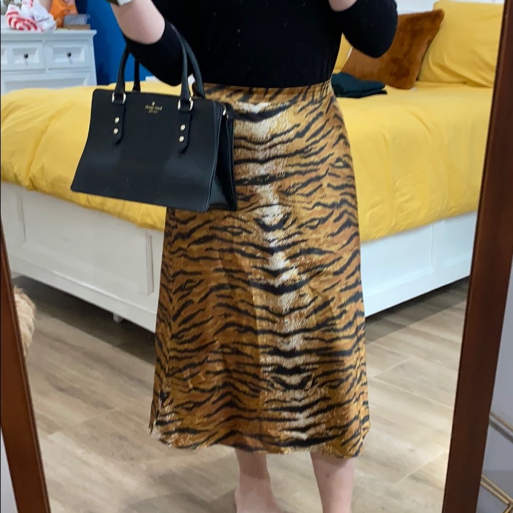 TIGER PRINT SKIRT